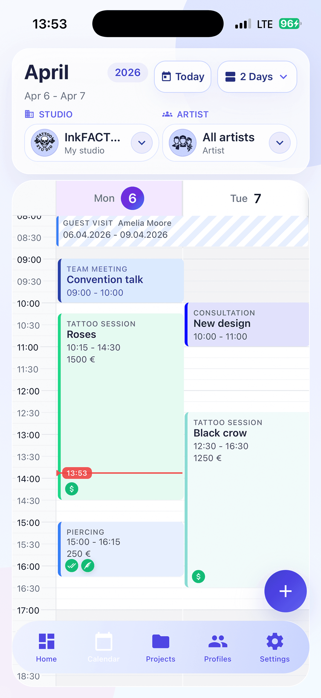 InkLinka mobile app preview